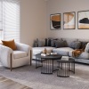 living room with natural lighting
